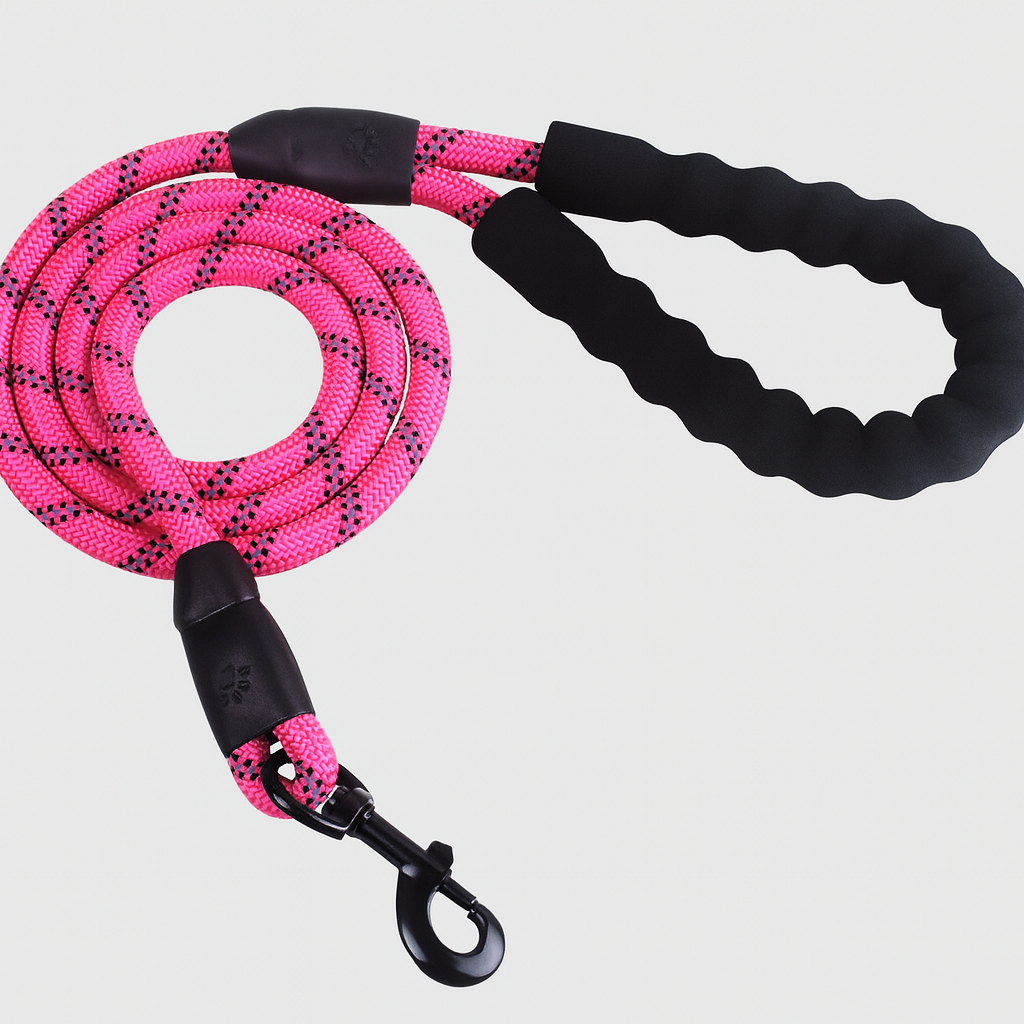 Happy Pup Nylon Dog Leash – Safe Evening Walks for Pets