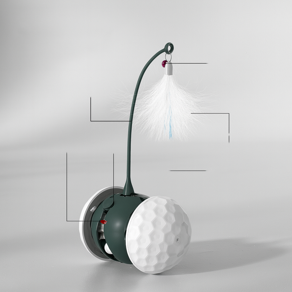 Cozy Fur Electric Cat Toy – Elegant, Safe, and Fun