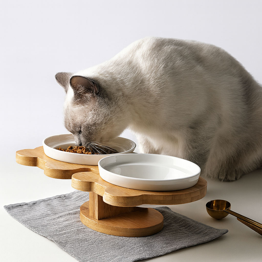 Comfy Paws Premium Ceramic Bowl – Perfect Dining Experience for Cats