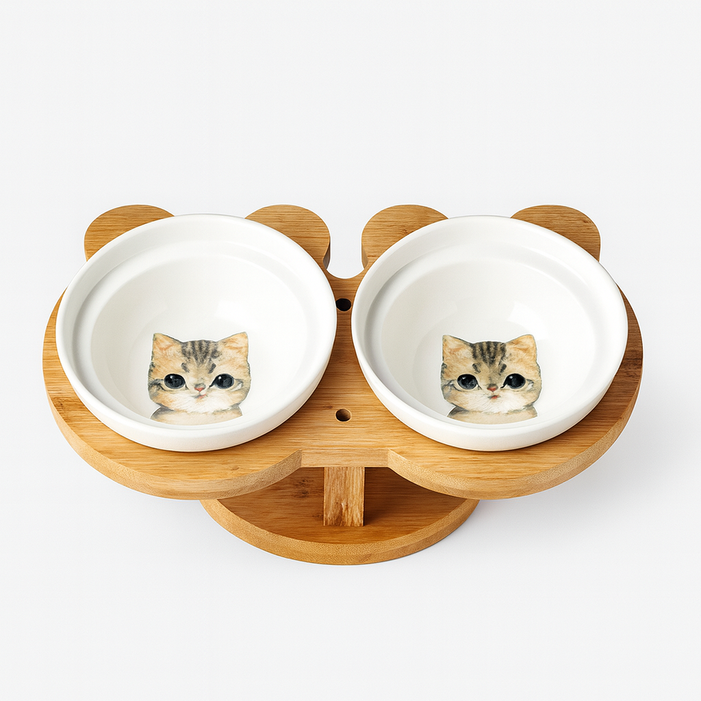 Comfy Paws Premium Ceramic Bowl – Perfect Dining Experience for Cats