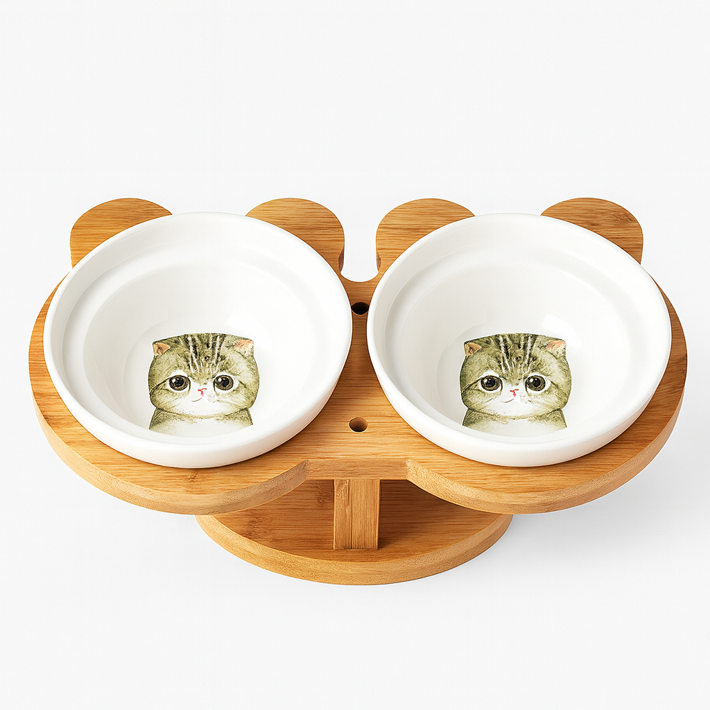 Comfy Paws Premium Ceramic Bowl – Perfect Dining Experience for Cats