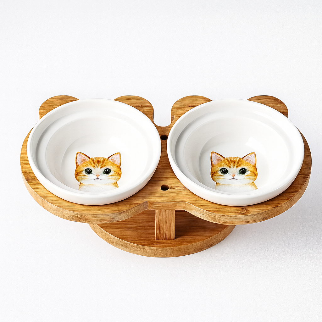 Comfy Paws Premium Ceramic Bowl – Perfect Dining Experience for Cats