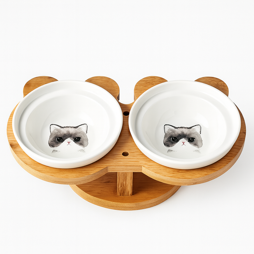 Comfy Paws Premium Ceramic Bowl – Perfect Dining Experience for Cats