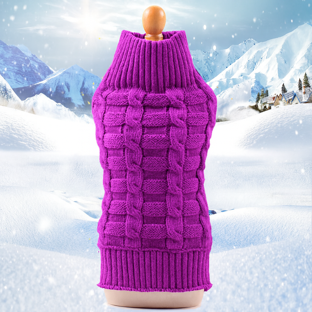 Cozy Paws Cashmere Dog Sweater – Soft, Warm, and Stylish