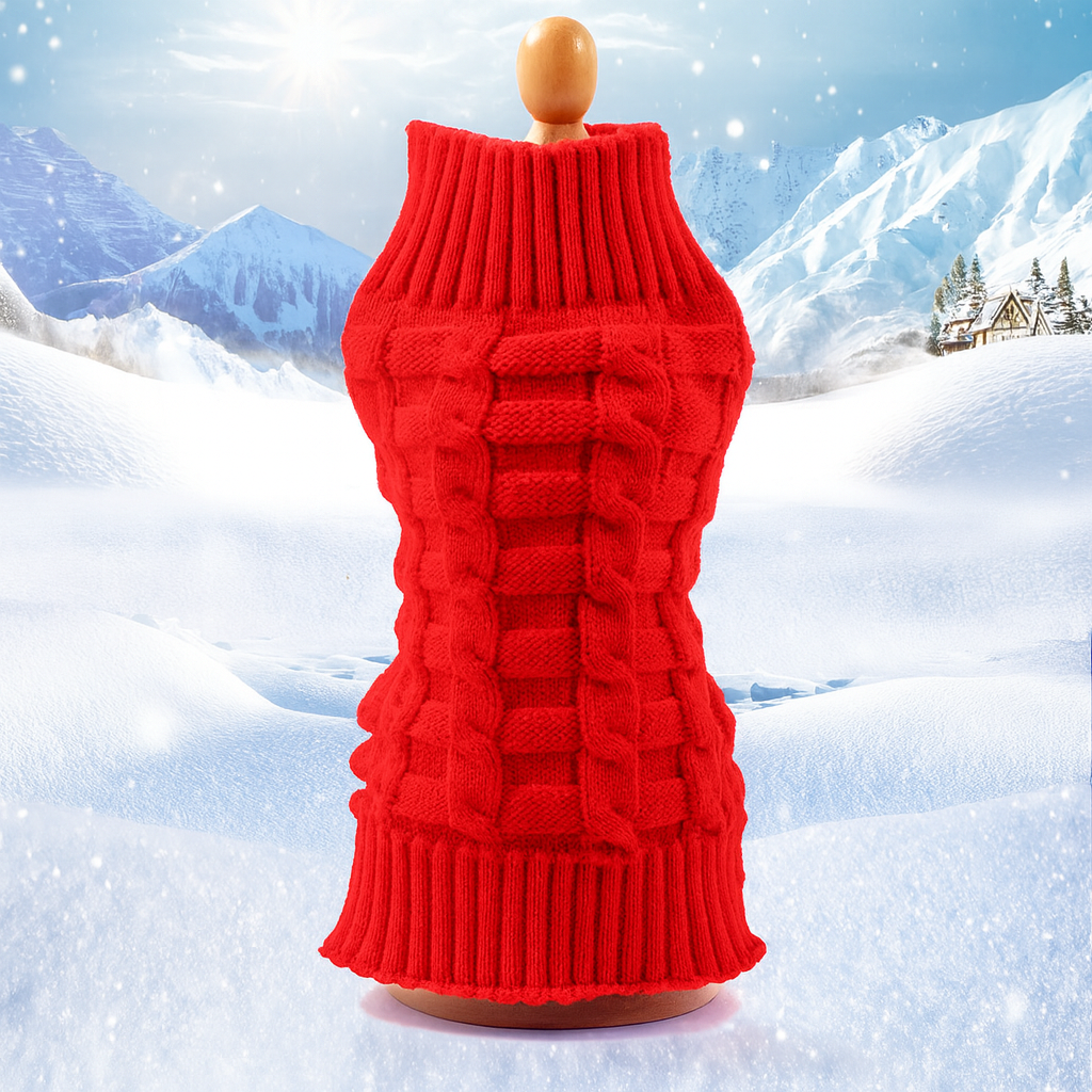 Cozy Paws Cashmere Dog Sweater – Soft, Warm, and Stylish