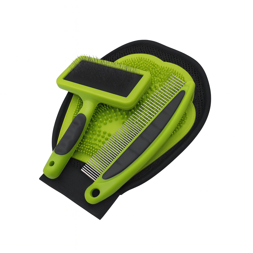 Pet Buddy Rake Comb Set – Clean, Detangle, and Relax Pets