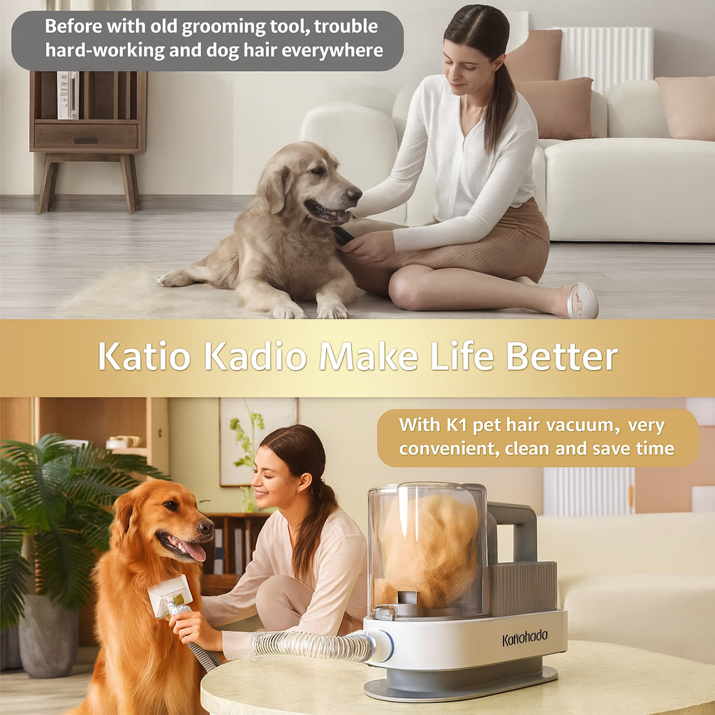 Pet Luxe Grooming Kit – All-in-One Vacuum for Happy Pets