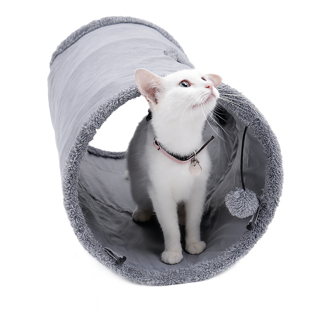 Snuggle Cat Tunnel Toy – Active Playtime for Happy Cats