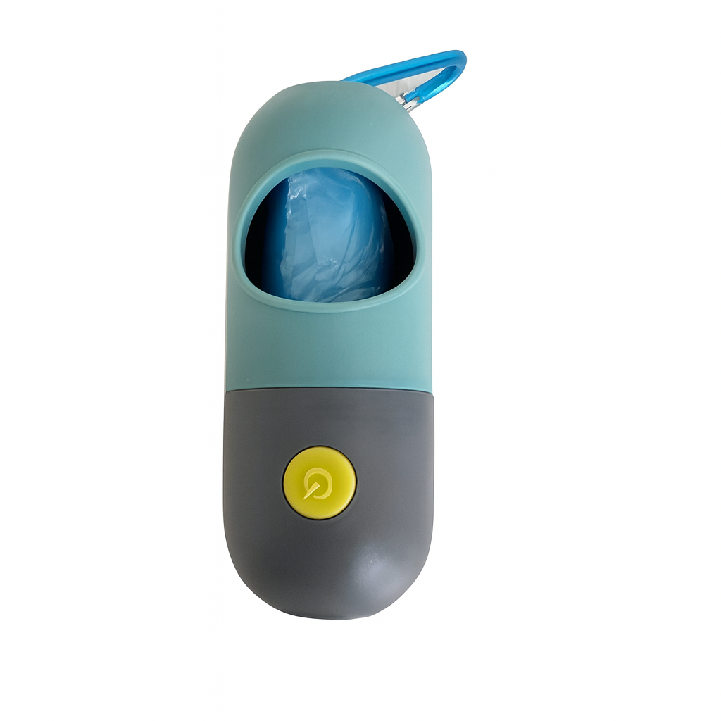 Cozy Fur LED Pet Bag Holder – Clean Walks Anytime