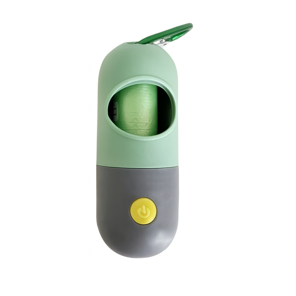 Cozy Fur LED Pet Bag Holder – Clean Walks Anytime