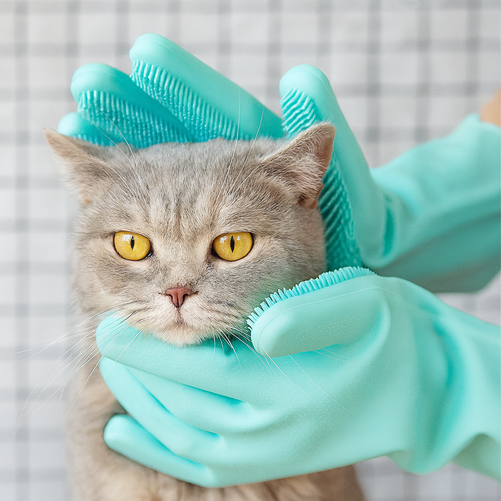 Paw Spa Silicone Brush – Relaxing Massage While Grooming Dogs Cats