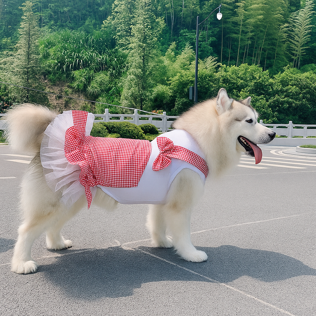 Royal Pup Dress - Adorable Princess Outfit for Big Dogs