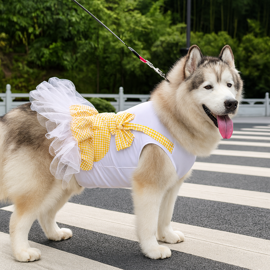 Royal Pup Dress - Adorable Princess Outfit for Big Dogs