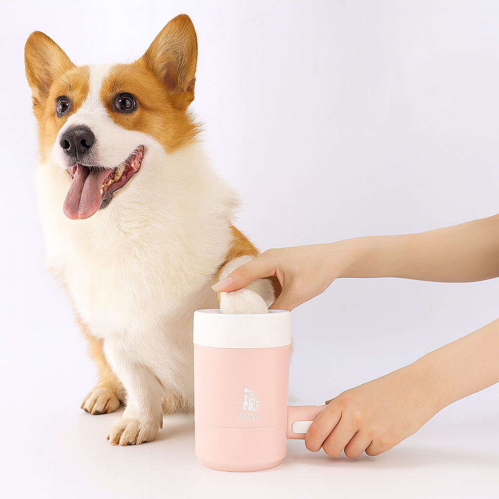 Happy Paws Cleaning Cup – Keep Pet Feet Fresh and Bright