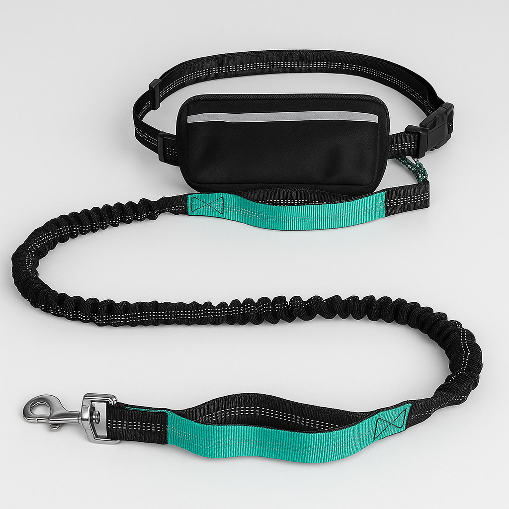 Reflective Run Dog Leash – Enjoy Hands-Free Walks Easily