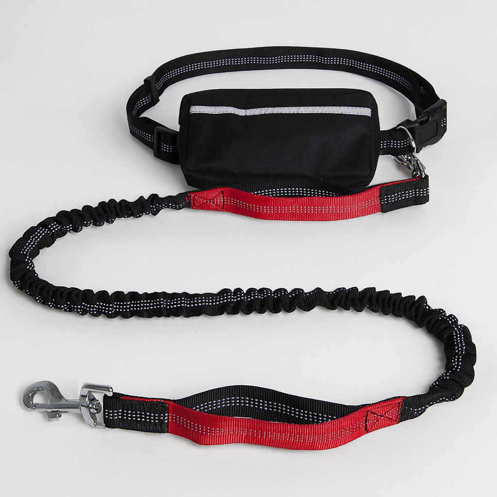 Reflective Run Dog Leash – Enjoy Hands-Free Walks Easily