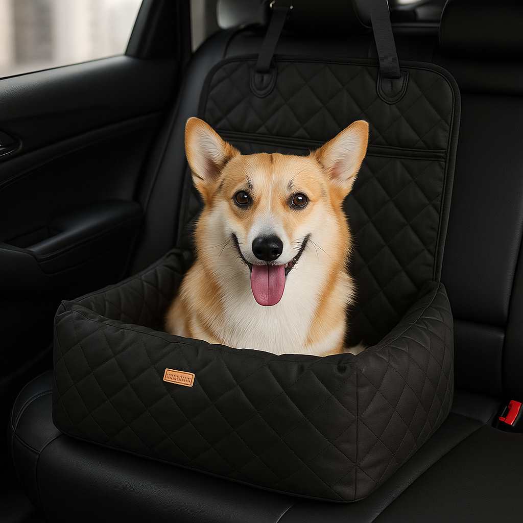 Cozy Trip Pet Car Nest – Stress-Free Travel for Dogs and Cats