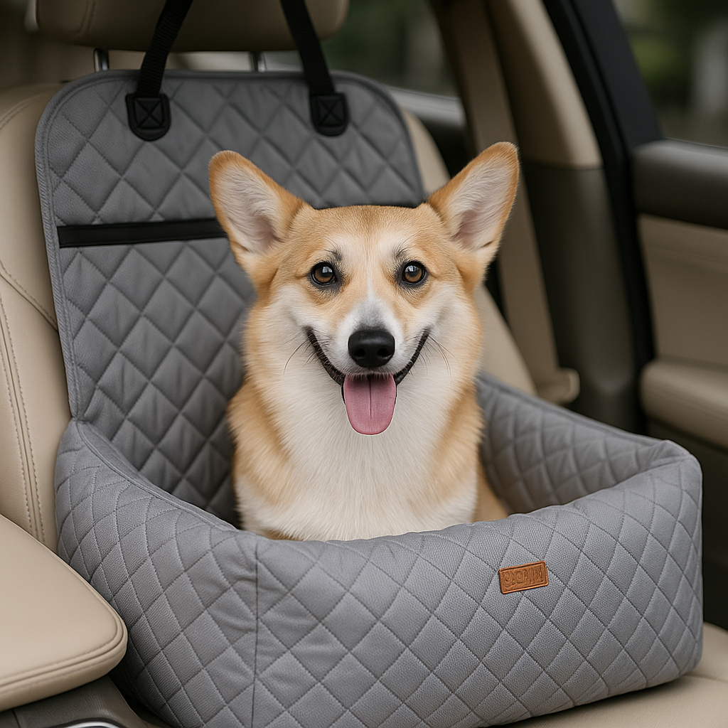 Cozy Trip Pet Car Nest – Stress-Free Travel for Dogs and Cats