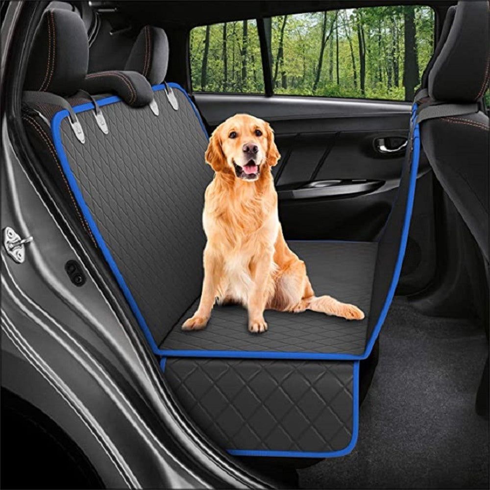 Pet Travel Hammock - Rear Seat Protector with Pocket & Zipper