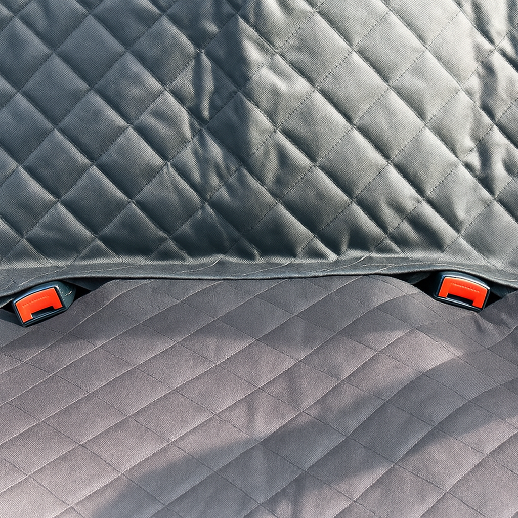 Pet Travel Hammock - Rear Seat Protector with Pocket & Zipper